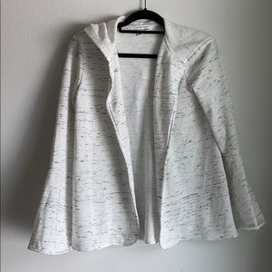 Cupcake and cashmere space dye open cardigan with hoodie size S